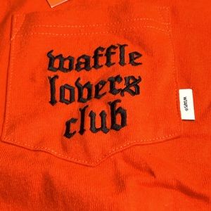 Vans x WTAPS L/S Red Tee Shirt Sz S Waffle Club